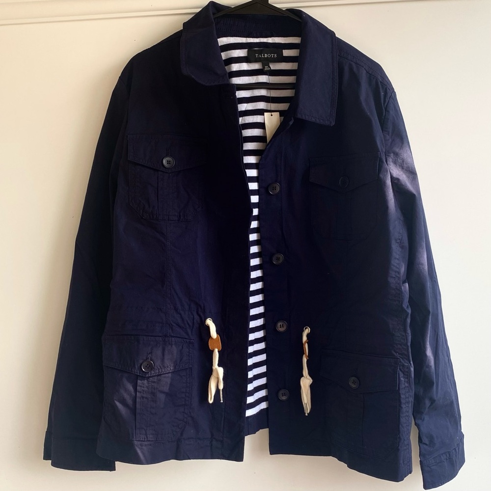 Talbots Navy Blue Jacket
